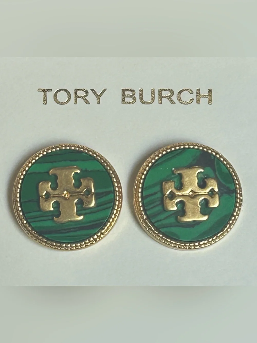 Tory Burch Semiprecious Stone Stud Earrings